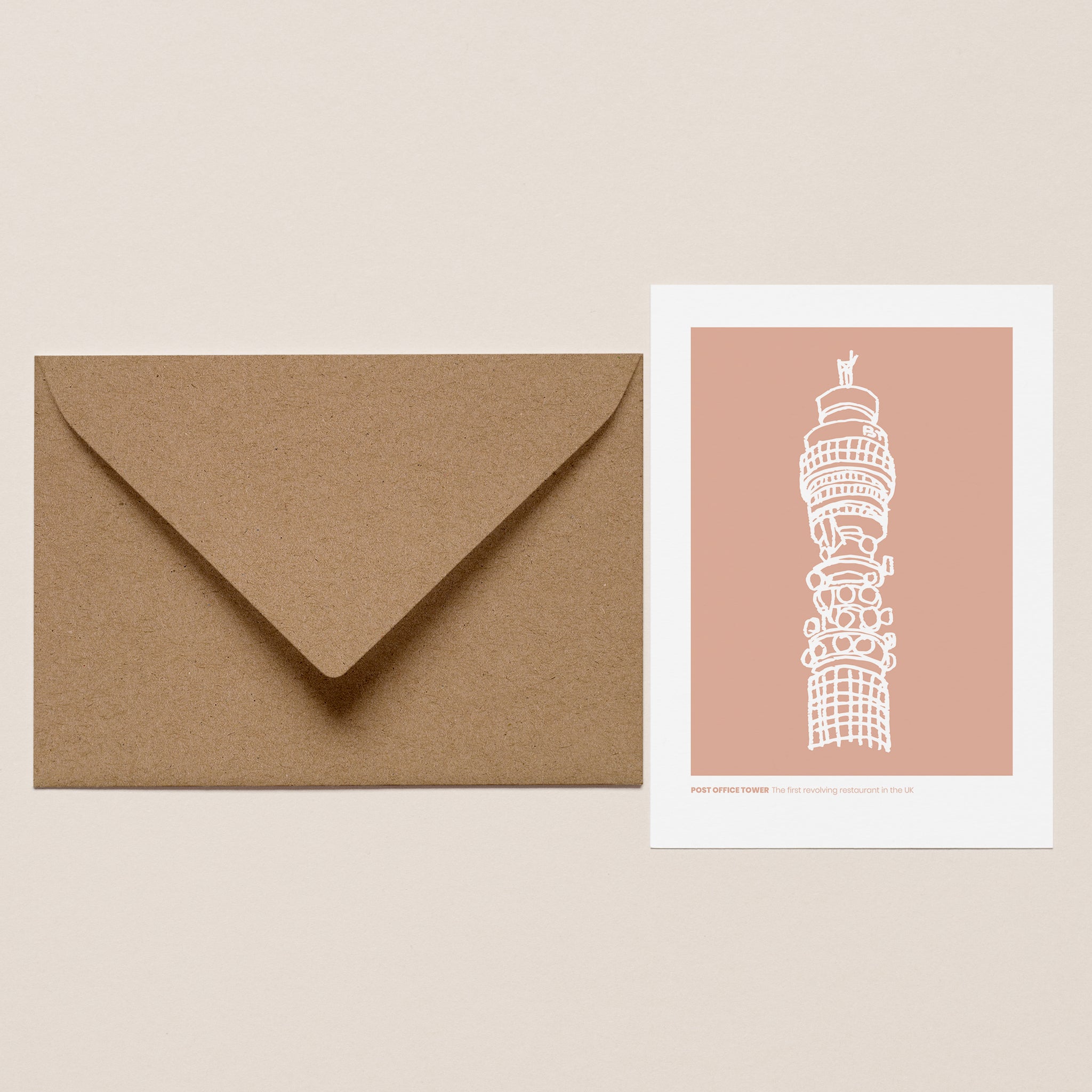 Post Office Tower Greeting Card